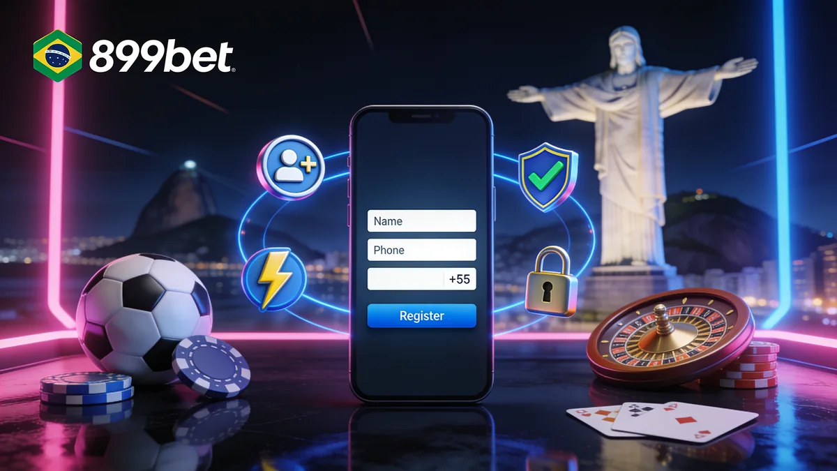899bet no Brasil — Como se cadastrar na 899bet?